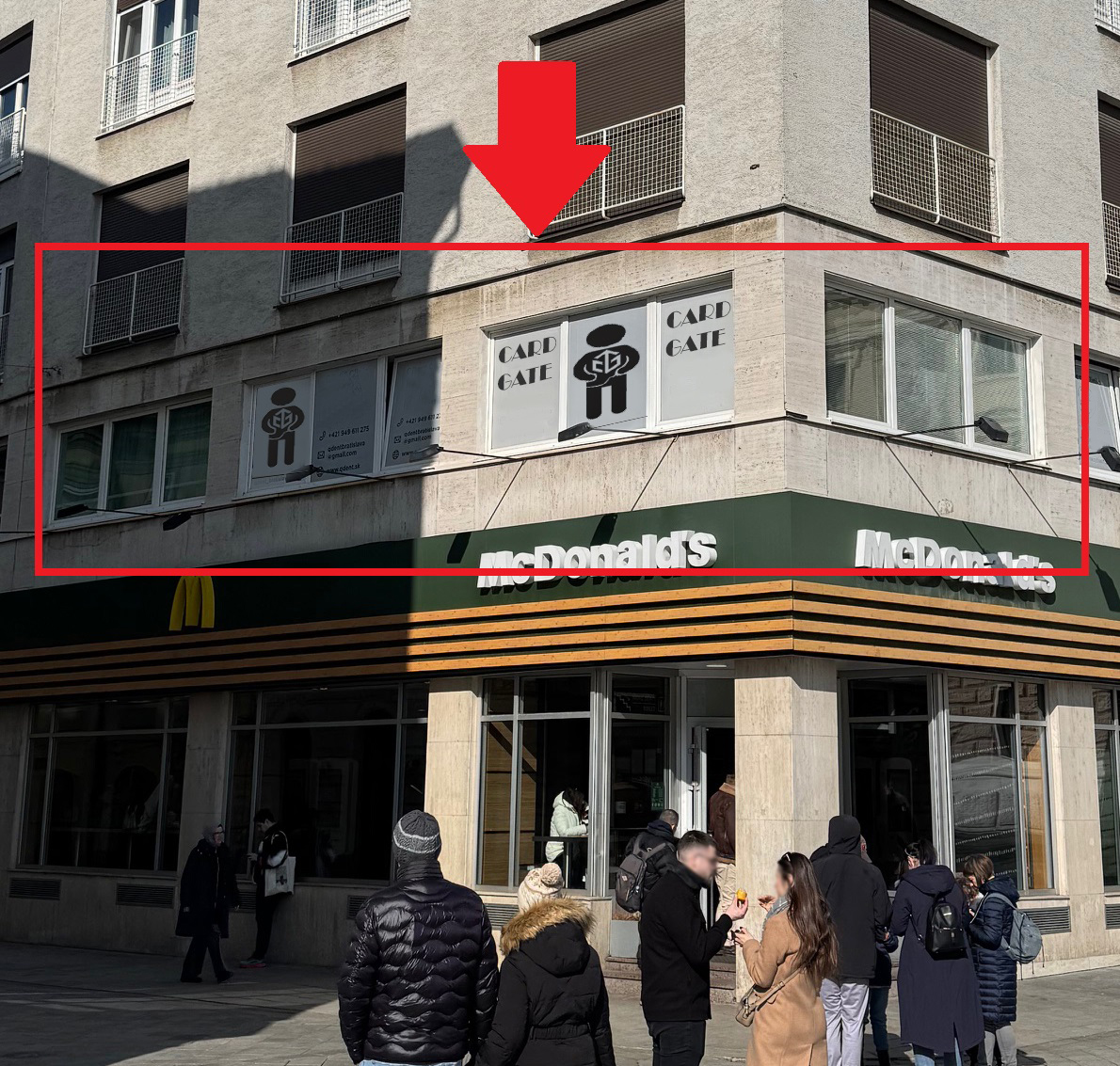 Predajňa CARDGATE zvonka – Gorkého 1, Bratislava